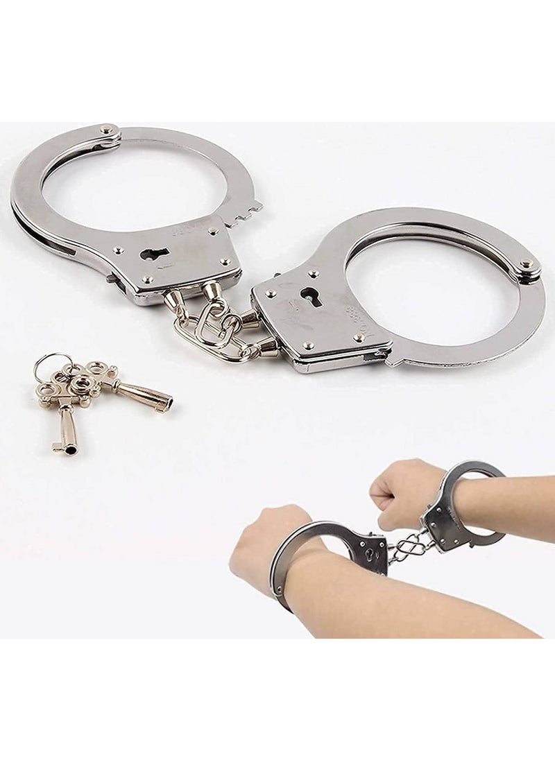 Metal handcuffs with key 10.25" - pzsku/Z27E442A009985571BDE6Z/45/_/1712457141/7805e989-30a1-4b97-9d13-5d248fc977f7