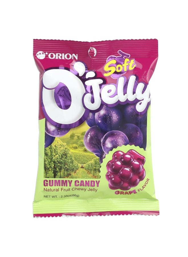 Orion Orion, Soft O'Jelly Gummy Candy, Grape, 2.33 oz (66 g)  - Image 1