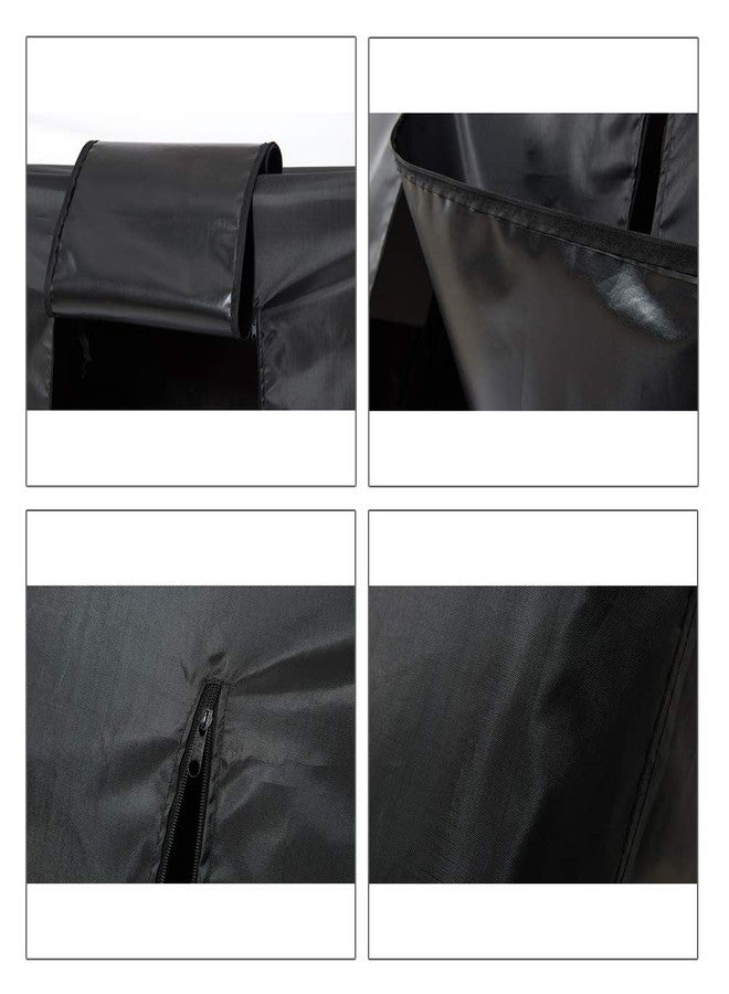 QEES Garment Rack Cover 59" Clothes Rack Cover for Storage, Heavy Duty Dustproof Waterproof Clothes Closet Cover with 2 Full Strong Zipper, Wardrobe Rack Cover for Dance Costume, Dress, Suit（Only Cover） - Image 4