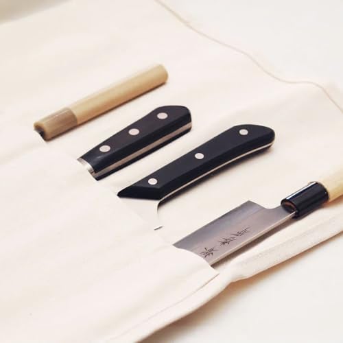 Tojiro Japanese Tojiro Canvas Knife Pocket F-359 Carry Case For Chef's Knives - Image 5
