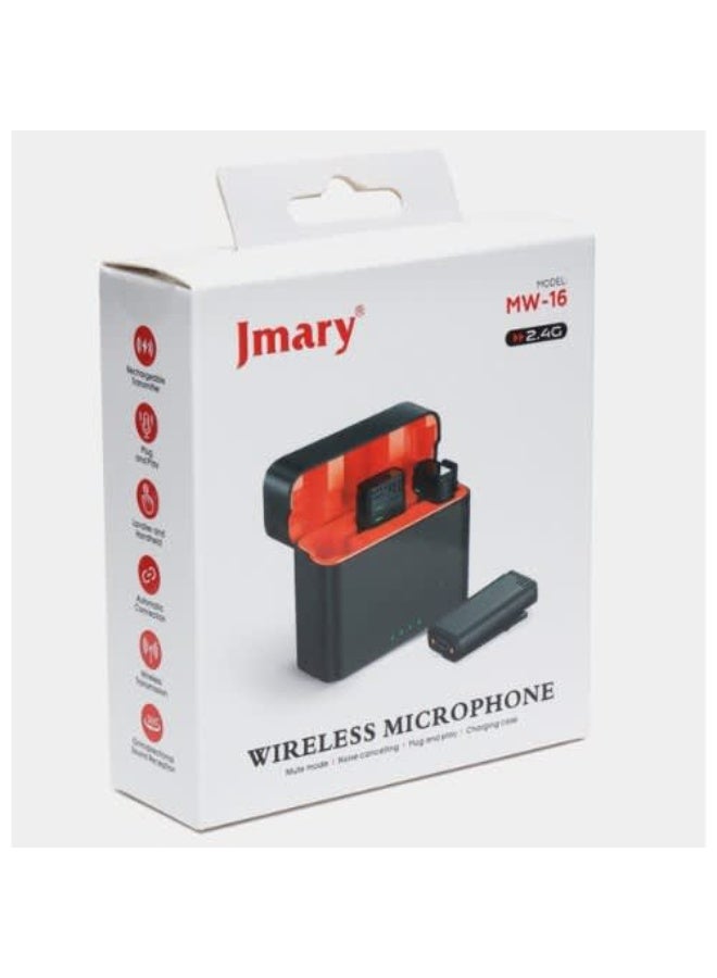 Jmary MW-16 2.4G Wireless Microphone for Mobile and Camera - Image 2