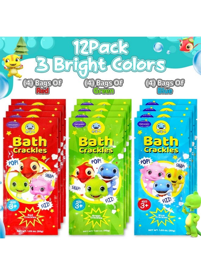 SWCANDY فقاعات استحمام للأطفال 12 عبوة، ألعاب استحمام للأطفال غير سامة وخالية من العطور، تجربة فريدة للأطفال، دوامة الماء للمتعة الفوارة، هدايا سلة عيد الفصح - Image 2