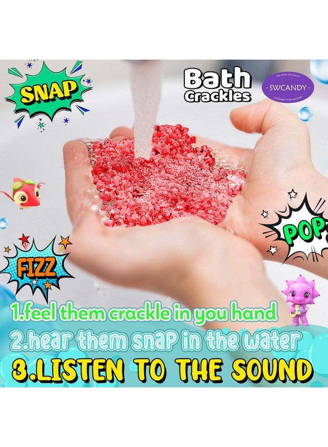 SWCANDY فقاعات استحمام للأطفال 12 عبوة، ألعاب استحمام للأطفال غير سامة وخالية من العطور، تجربة فريدة للأطفال، دوامة الماء للمتعة الفوارة، هدايا سلة عيد الفصح - Image 3