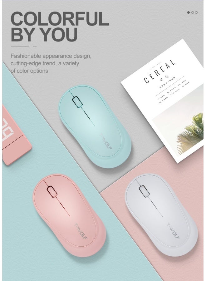 T-WOLF Q18 Wireless Mouse - Portable and Cute Office Companion - Image 3
