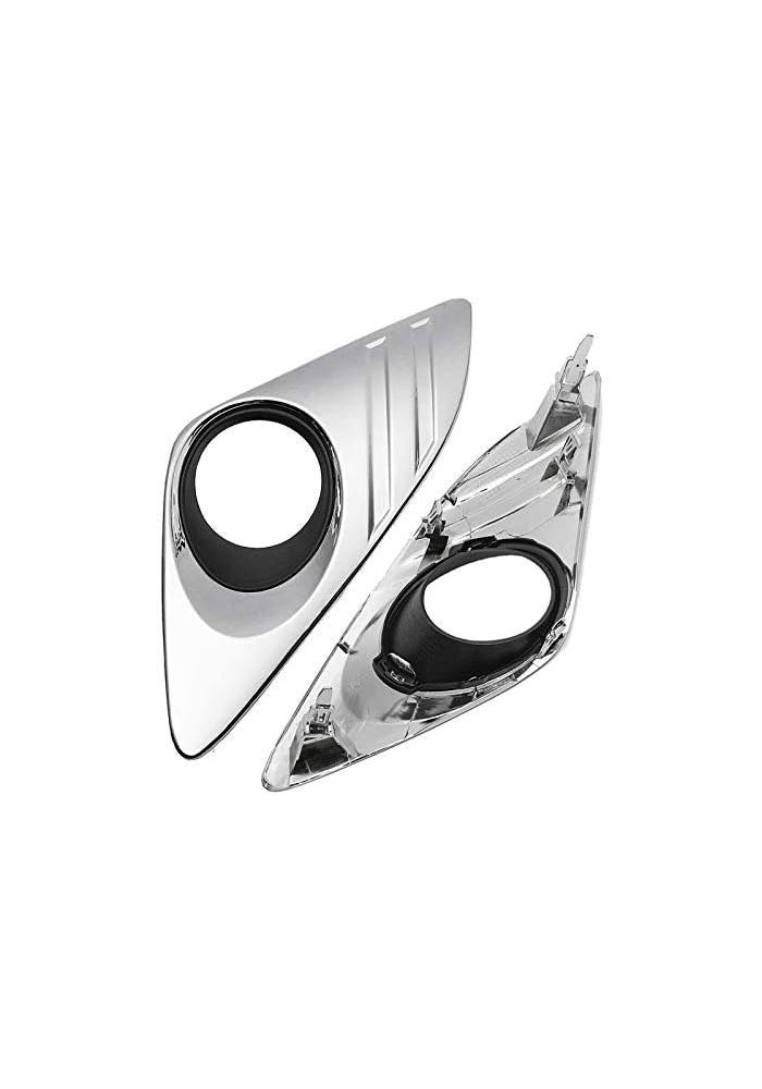 DEMULAX Chrome Fog Lamp Light Cover Trim for Camry 2012-2014 - Image 4