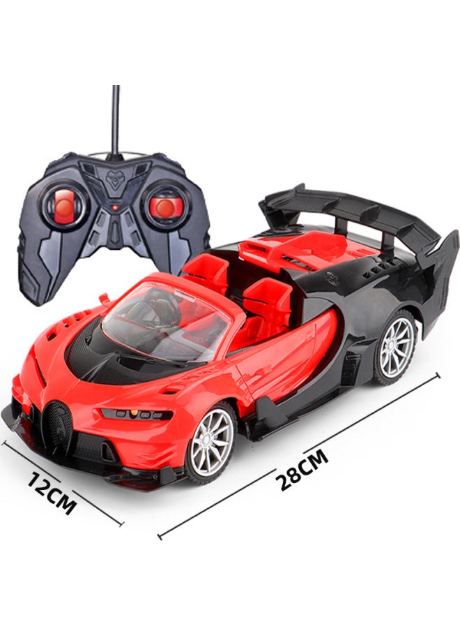 Generic Children's Remote Control Car 1:16 Electric Toy Car Model Boys Automobile Toys Plastic Material From Mainland China-Color:[Red] Convertible Veyron Remote Control Car 520g-Proportion:1:16  - Image 1