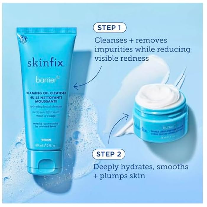 Skinfix Barrier Buddies: Heavy Hitters Cleanser + Triple Lipid-Peptide Cream Hydration Set NEW - Image 2