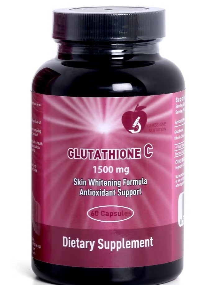 Classone Glutathione C 1500mg Antioxidant Support 60Capsules - Image 1