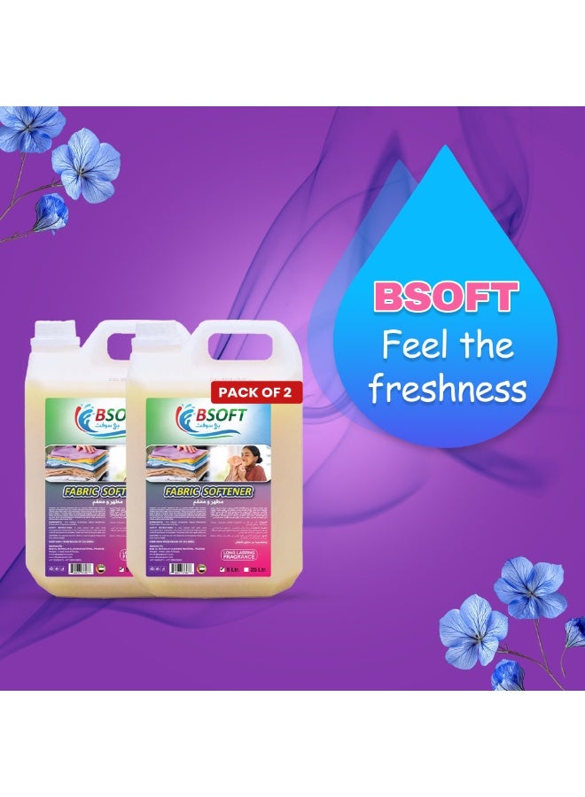 BSOFT Premium Fabric Softener - Oud Fragrance, 5 Liter Dual Pack - Image 4