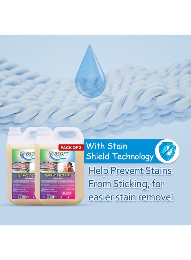 BSOFT Premium Fabric Softener - Oud Fragrance, 5 Liter Dual Pack - Image 5