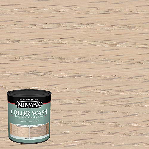 Minwax 618604444 Color Wash Transparent Layering Color, White Wash, 1 Quart - Image 2