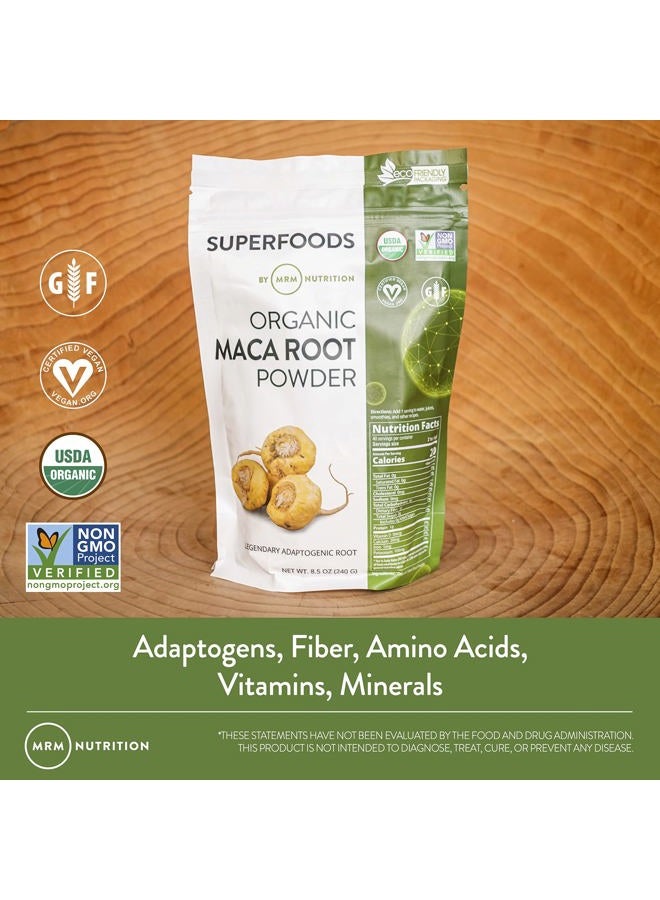 MRM Nutrition Organic Maca Root Powder | Superfoods | Adaptogen | Gluten-Free + Vegan | 40 Servings - Image 3