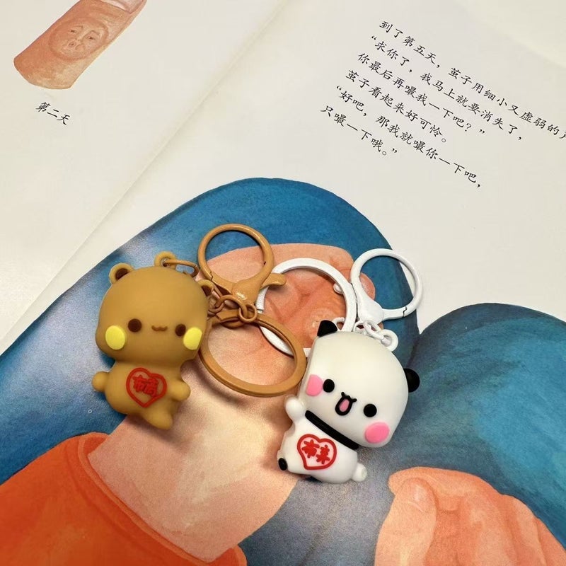 Panda Yier Bubu Cartoon Keychain - Image 2