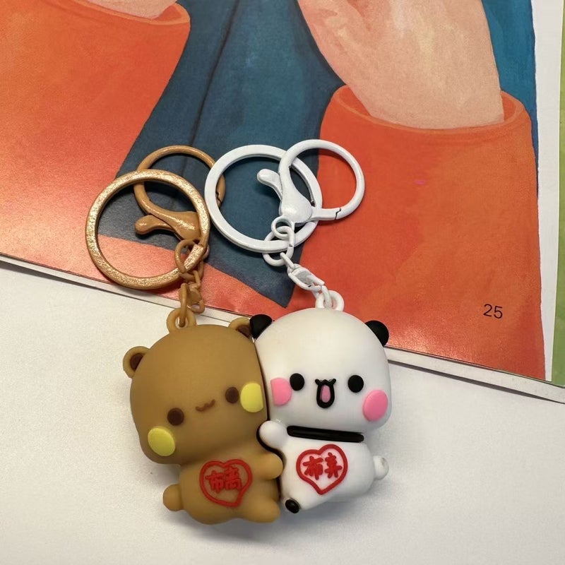 Panda Yier Bubu Cartoon Keychain - Image 3