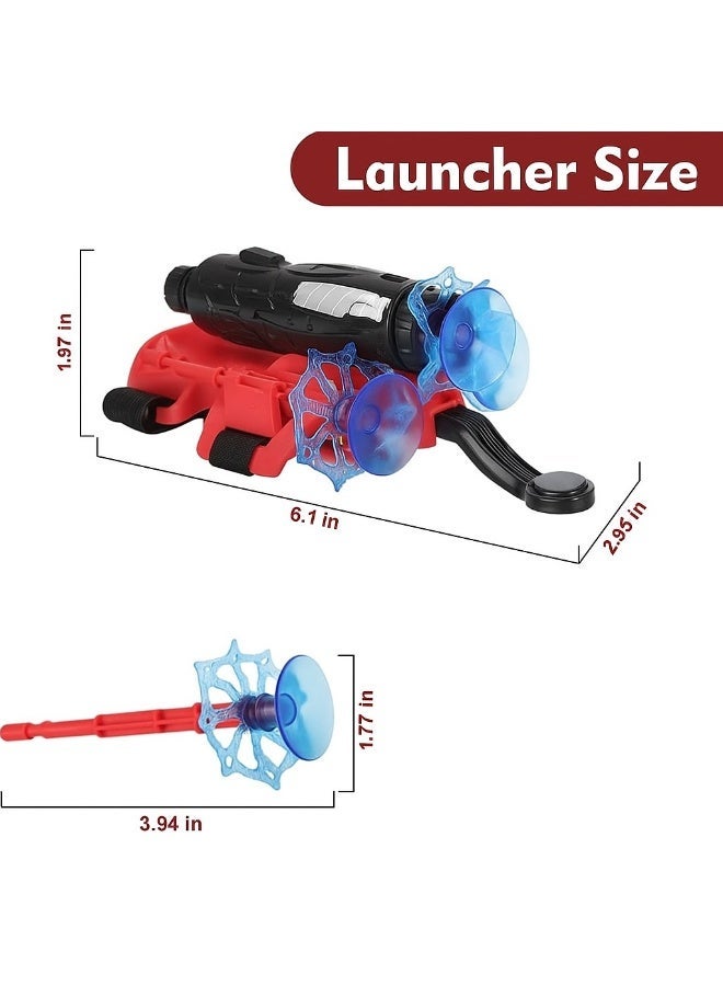 سبايدر قاذف العنكبوت،  هيرو ،لعبة سبايدرمان، مطلق النار على شبكة الإنترنت سبايدرمان، لعبة القاذف، مجموعة ألعاب المعصم، قاذفة القفازات التنكرية - Image 3