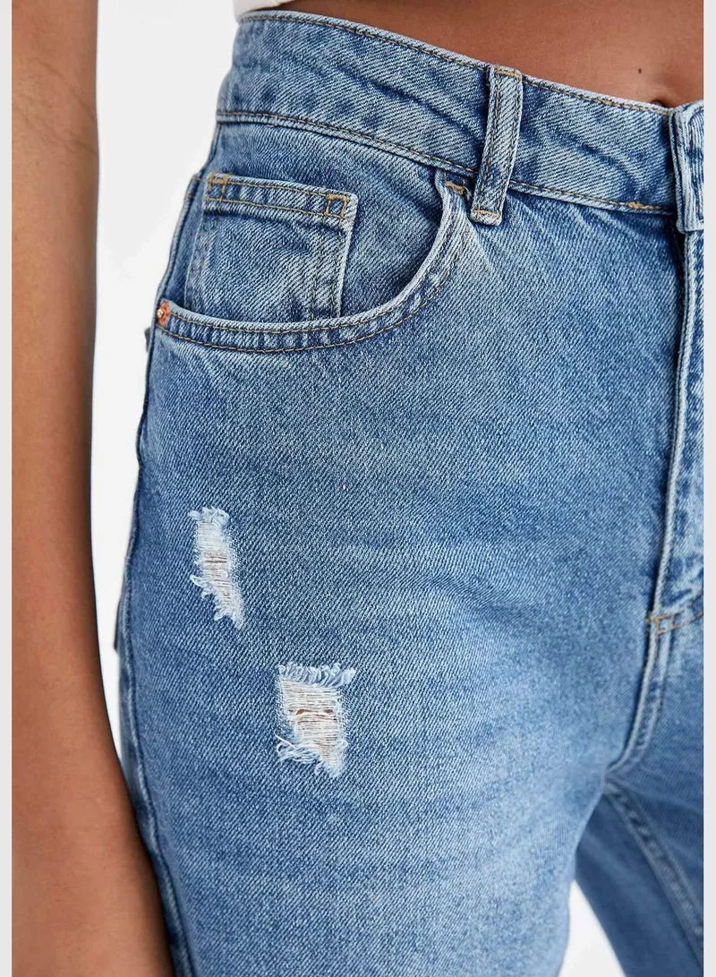 DeFacto Distressed Culotte Jeans