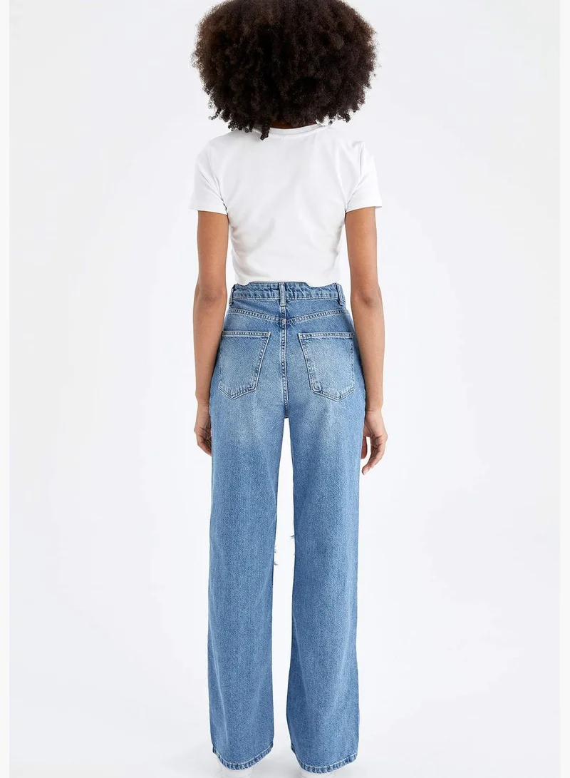 DeFacto Distressed Culotte Jeans