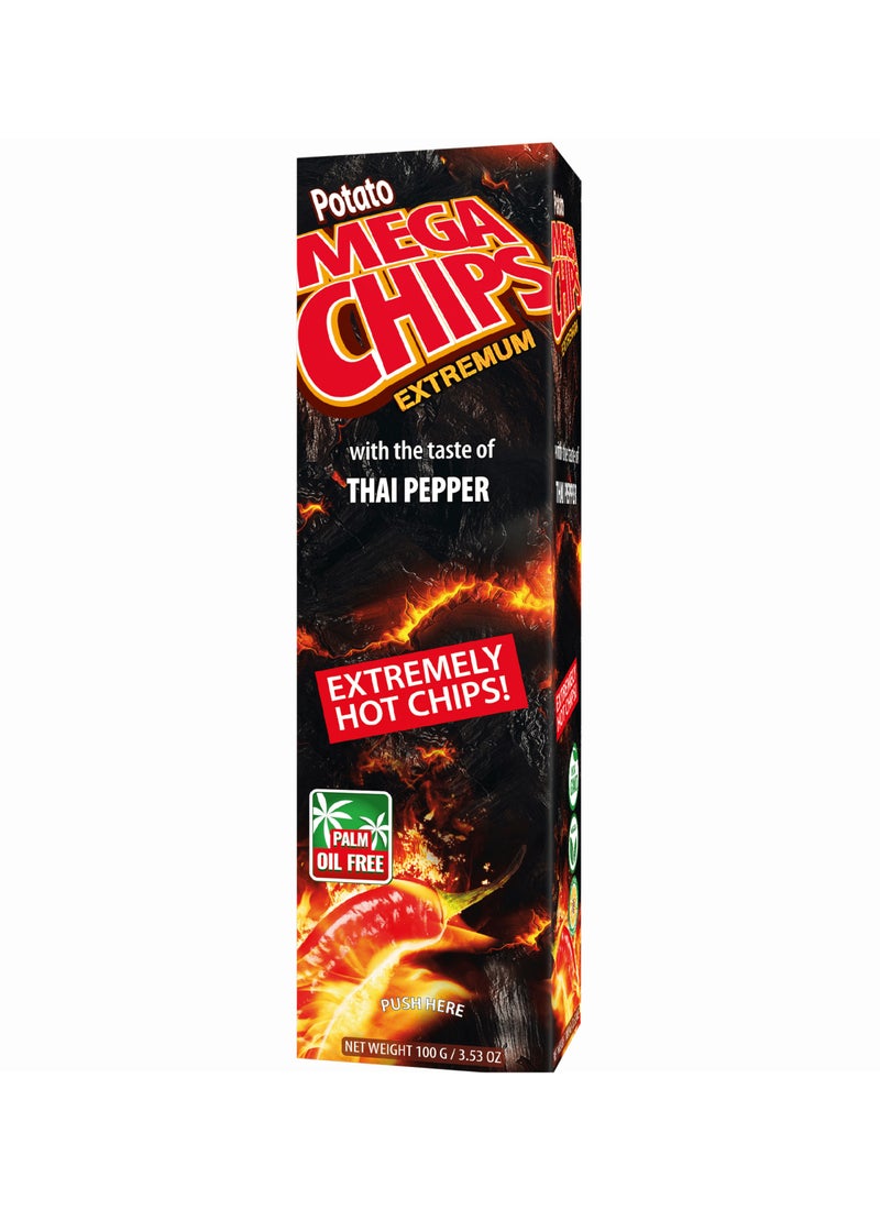 Mega Chips Extremely Thai Pepper Potato Chips - Image 1