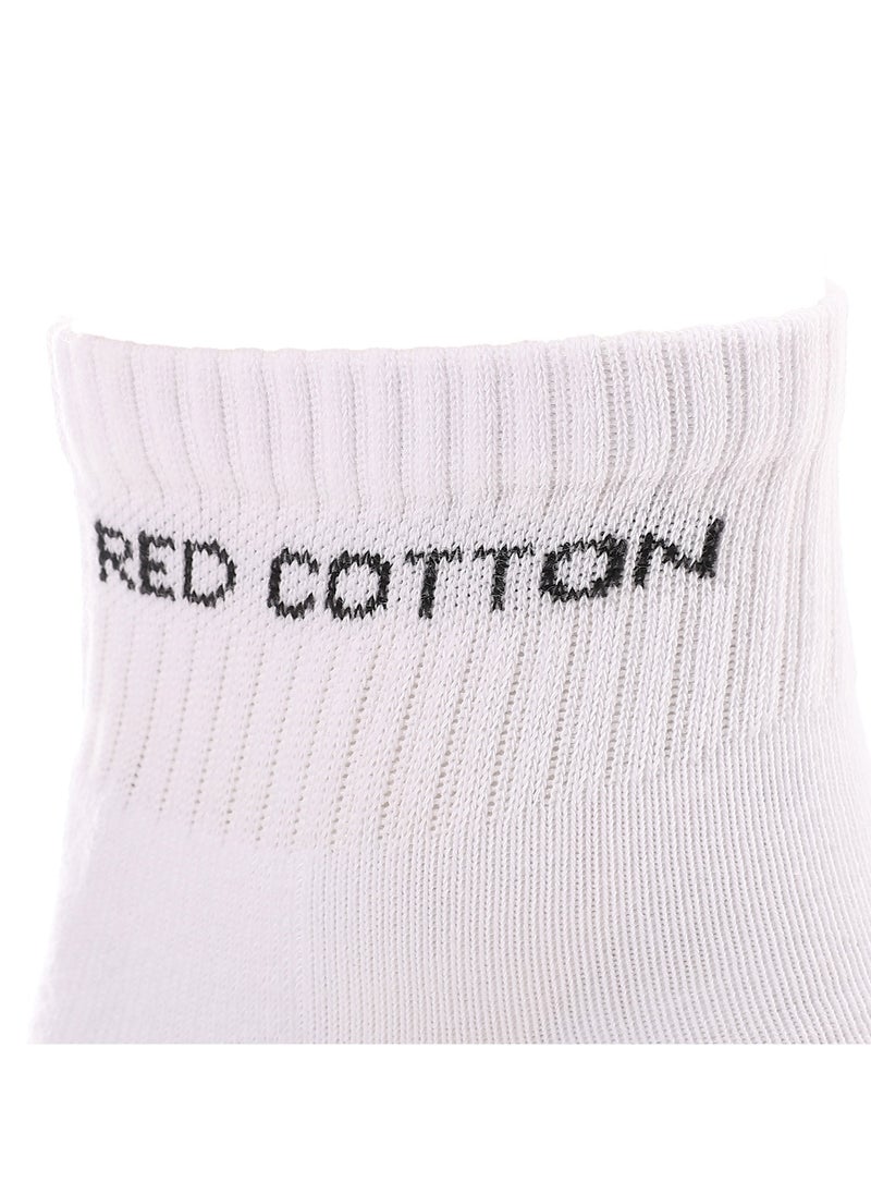 REDCOTTON Red Cotton-pack of 3 pieces Men's Comfortable Mid Calf Socks-(black&navy&white)  - Image 2