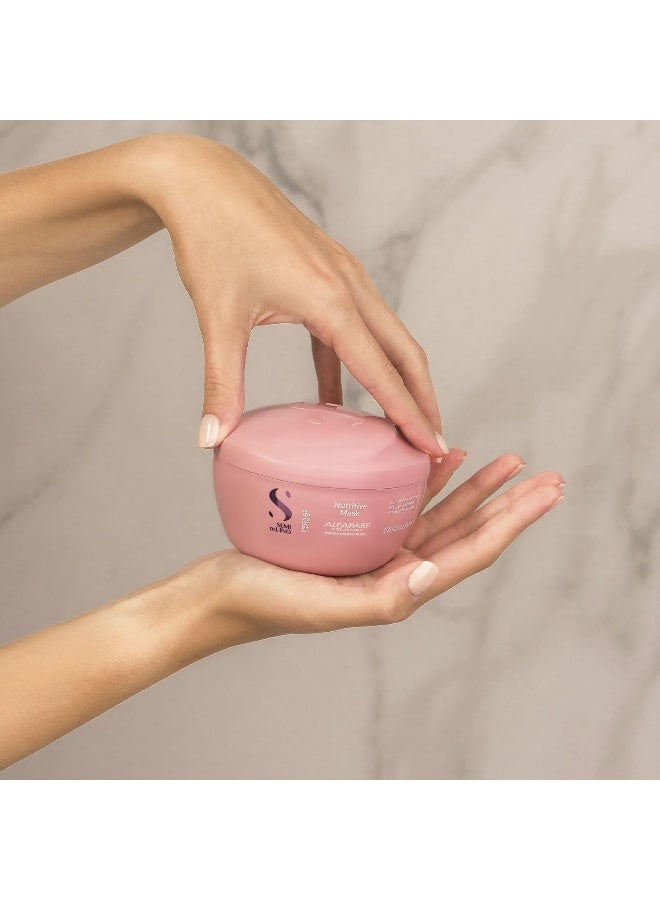 Alfaparf Milano Semi Di Lino Moisture Nutritive Mask, 6.76 Fl Oz - Image 4