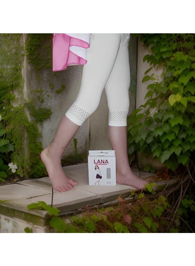 لانا سروال ضيق فوق الركبة للفتيات من قماش ليكرا | اللون سكري حماية وراحة أثناء الأنشطة اليومية بإطلالة  تحت الفساتين والتنانير مقاس 2 - Image 4