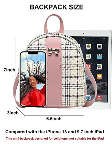 NUWA Mini Backpack Purse for Women Small Backpack for Teen Girl Gifts Trendy Stuff Cell Phone Purse Crossbody Wallet Lightweight Pouch Bag (Black2) - Image 5