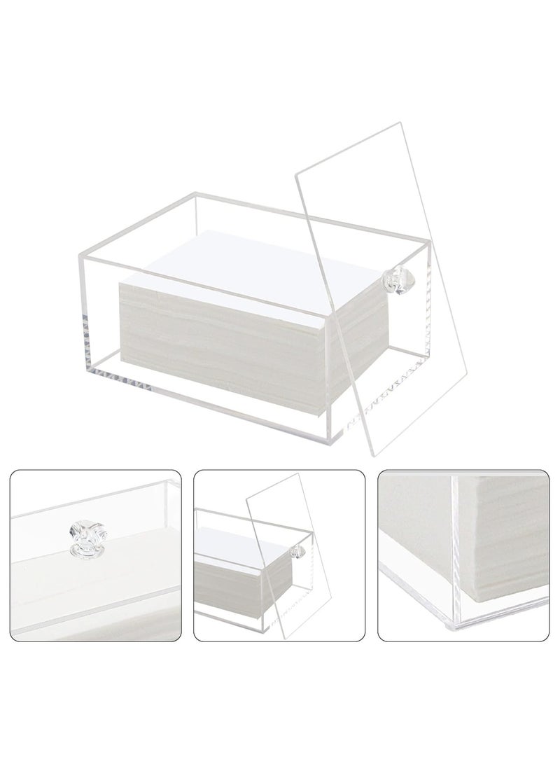 TPGP Acrylic Dryer Sheet Holder, Clear Dryer Sheets Dispenser Container Box with Lid for Laundry Room - Image 3