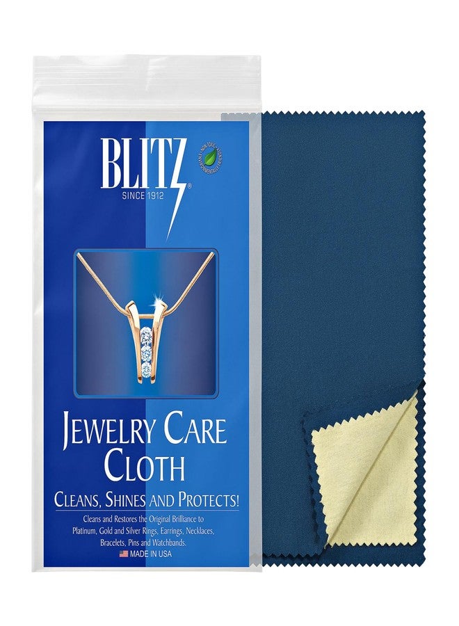 Blitz Jewelry Care Cloth Pre-Treated for polishing Gold Silver and Platinum Jewelry. Non Toxic and Environmentally Friendly - 2-Pack - Image 1