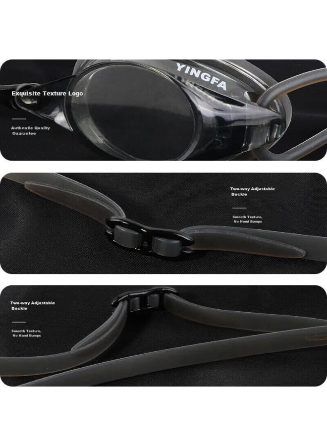 Yingfa Swimming Goggles, High-definition Anti-fog, Racing Compeion Training, Small Frame, For Students, Men And Women, Swimming Gl, Y570af, Black - Image 4