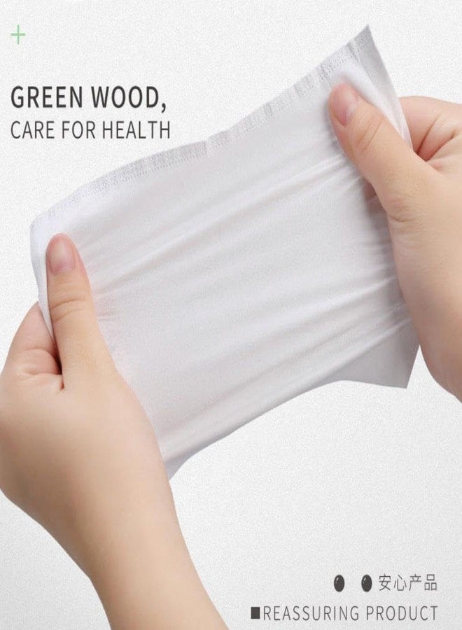 DCELLA Facial Tissue Soft, Tissue Paper Napkins | Table Top | Plain 4 Ply 300 Tissue Packets (Pack of 3, Yellow) - Image 3