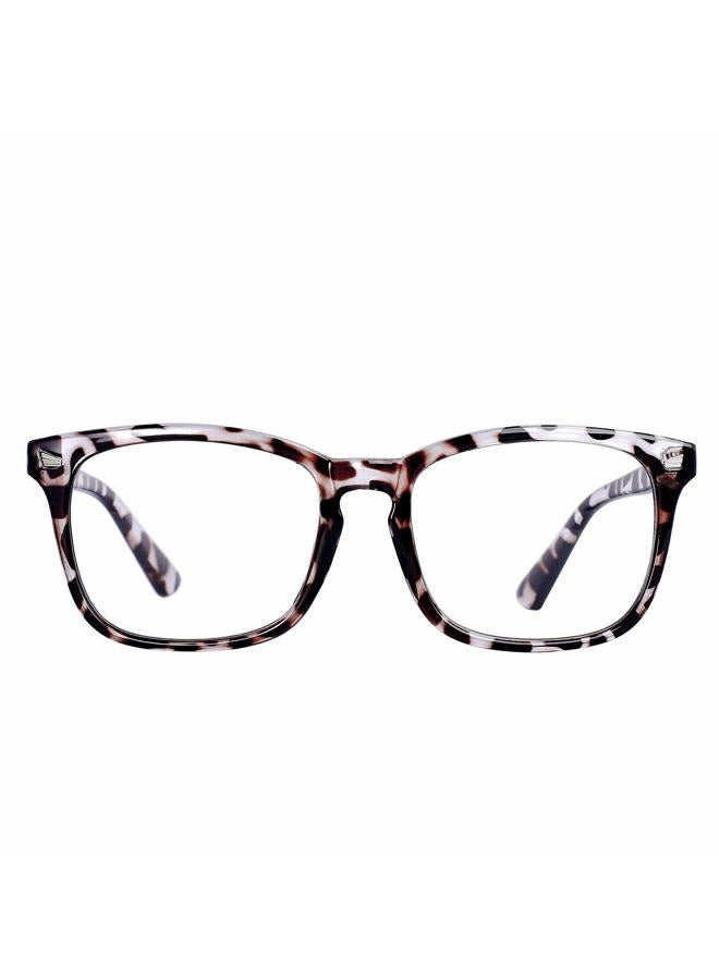 MAXJULI Blue Light Blocking Glasses,Computer Reading/Gaming/TV/Phones Glasses for Women Men(Leopard)  - Image 1
