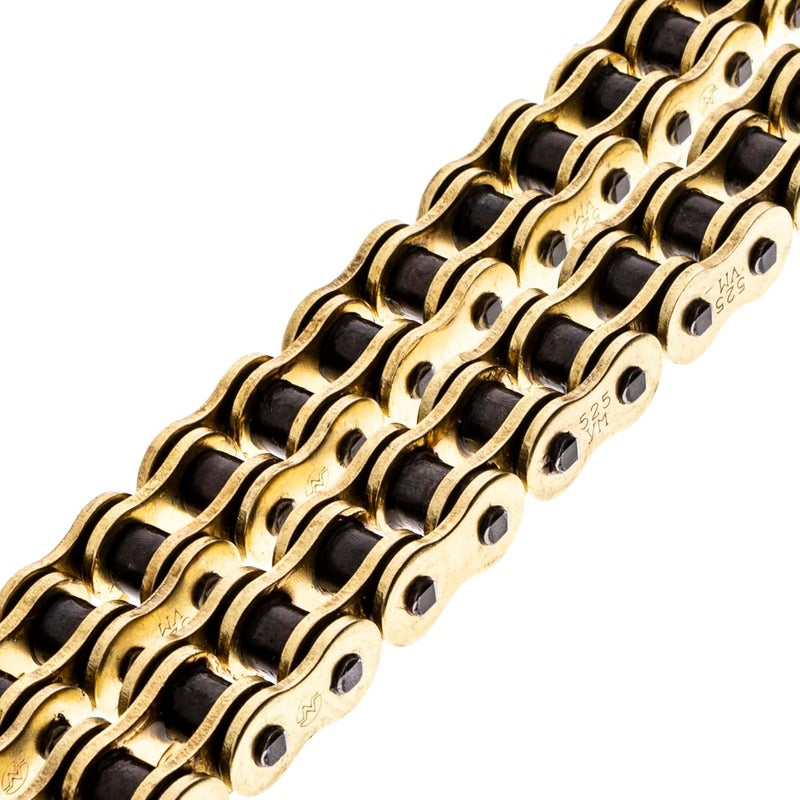 NICHE Gold 525 X-Ring Chain 94 Links with Connecting Master Link - Image 1