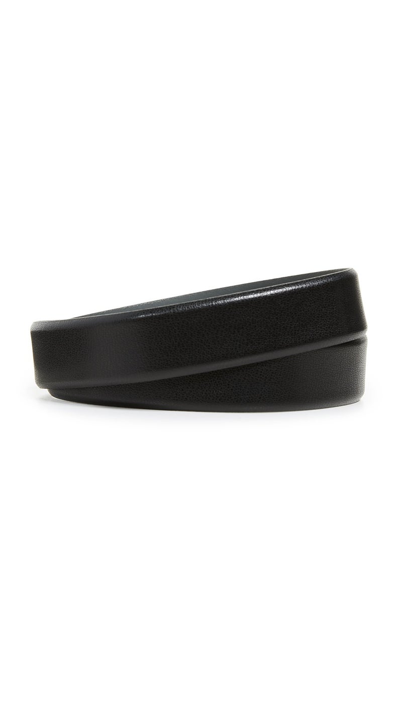 BOSS mens Gellot Grainy Leather Belt, Black, 34 US - Image 3