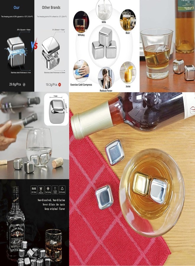 HUNCHA Stainless Steel 11 Pcs Bartender Kit Set, Ice Tong, Bottle Opener, Tall Peg Measure 30/60 ml, Bottle Cap, 2 Metal Ice Cube, Pourer, Mini Funnel, Straw Set, (11 Pcs Set) - Image 3