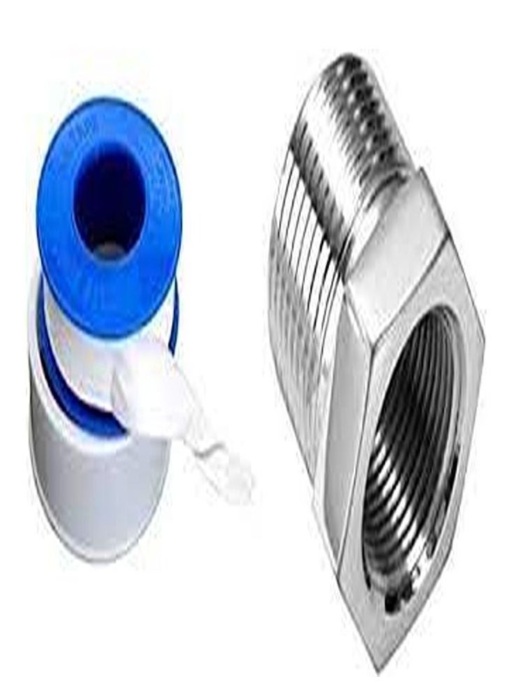 ABBASALI - Washing machine inlet pipe with Teflon And Reducer For Angle valve (2 MTR) - Image 1