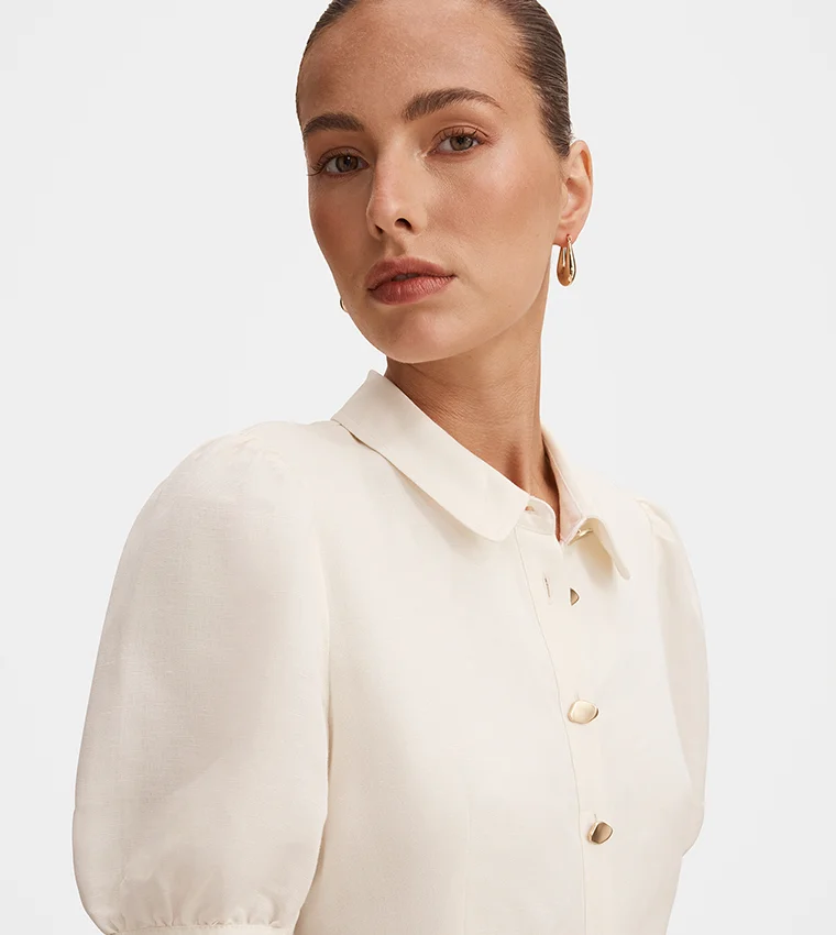 Forever New  Foster Button Down Top for Women | Best Price UAE
