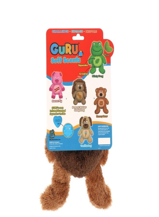 Guru Soft Scents Hedgehog Dog Toy with Scented Squeaker (MED) - Image 3