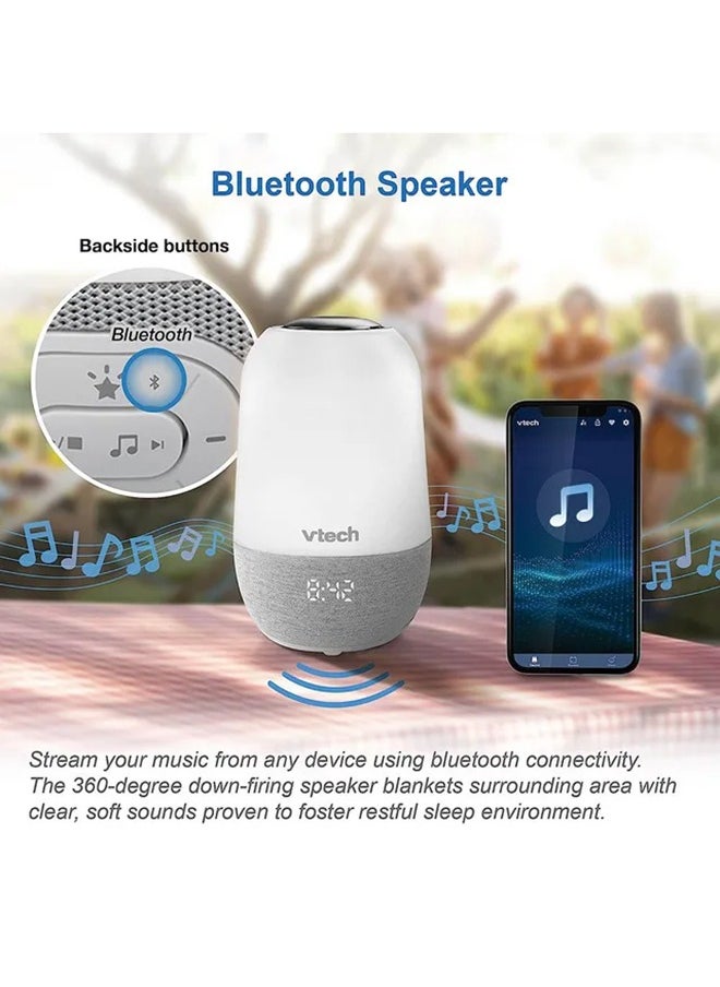 vtech - Bc8313 V - Hush Soothing Sleep Trainer With 200+ Stories/Songs/Sounds And Sleep Program. Portable Bluetooth Hd Speaker, Multi - Colour Nightlight, Ceiling Projector And Record Your Own Voice - Image 1