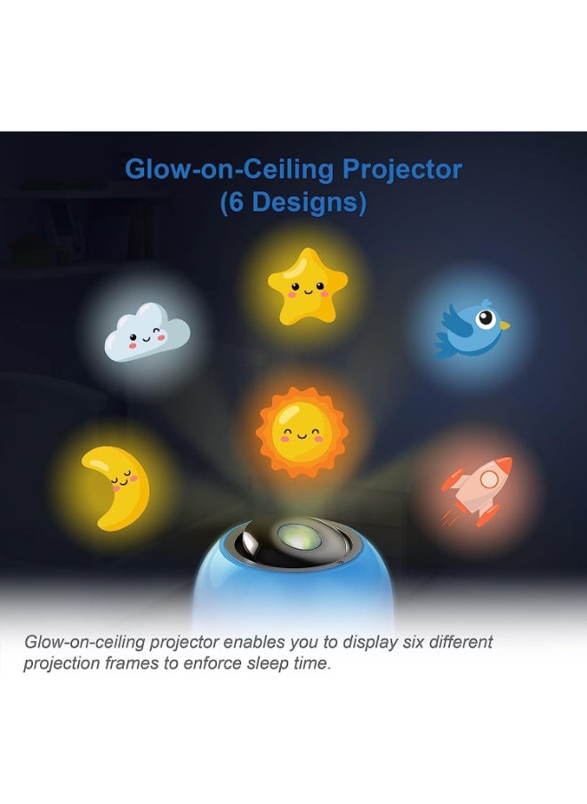 vtech - Bc8313 V - Hush Soothing Sleep Trainer With 200+ Stories/Songs/Sounds And Sleep Program. Portable Bluetooth Hd Speaker, Multi - Colour Nightlight, Ceiling Projector And Record Your Own Voice - Image 1