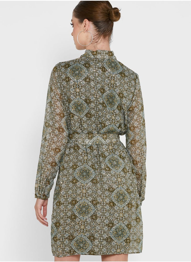 VERO MODA - Printed Shirt Dress - Image 1