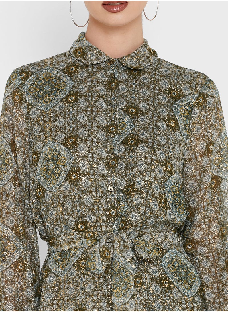 VERO MODA - Printed Shirt Dress - Image 1