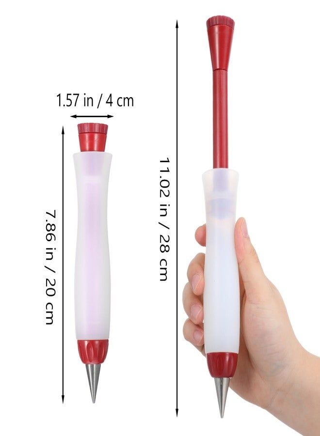 Hemoton Cake Decorating Pen for Writing Icing, Silicone Chocolate Piping Tool with Nozzles, Cookie Frosting Pen Kit for Baking, Pastry & Dessert Plate Art - Image 4