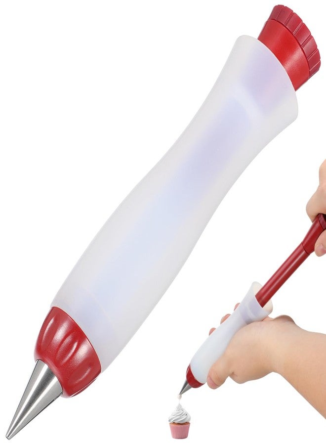 Hemoton Cake Decorating Pen for Writing Icing, Silicone Chocolate Piping Tool with Nozzles, Cookie Frosting Pen Kit for Baking, Pastry & Dessert Plate Art - Image 1