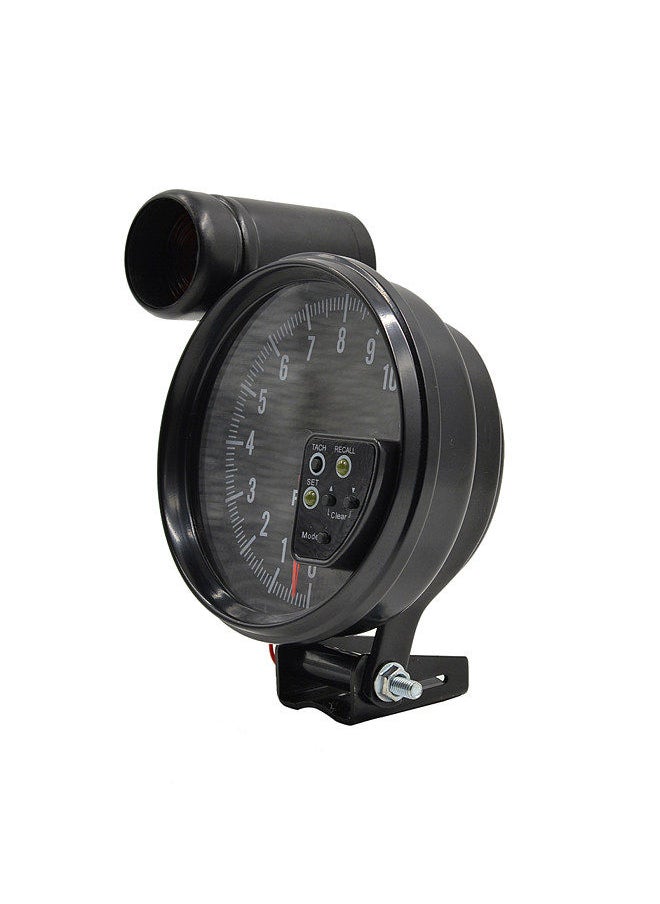 Generic - 5 Inch Tachometer Gauge Black 7 Colors Backlight with Shift Light Peak Sound LED Flash When RPM Warning - Image 1