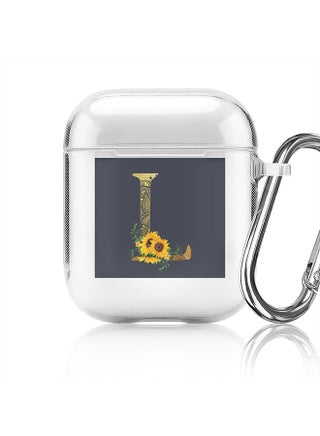 Classic Clear printed Case for Apple Airpods 2 / 1 Soft TPU Gel Thin Transparent Flexible Cover - Custom Monogram Initial Letter Mandala Floral Pattern Alphabet - L (Grey ) - pzsku/Z27E60BF43D31592E3586Z/45/_/1697116191/1bbc3b63-39fb-4d05-b36d-bdd8a8c0e04d
