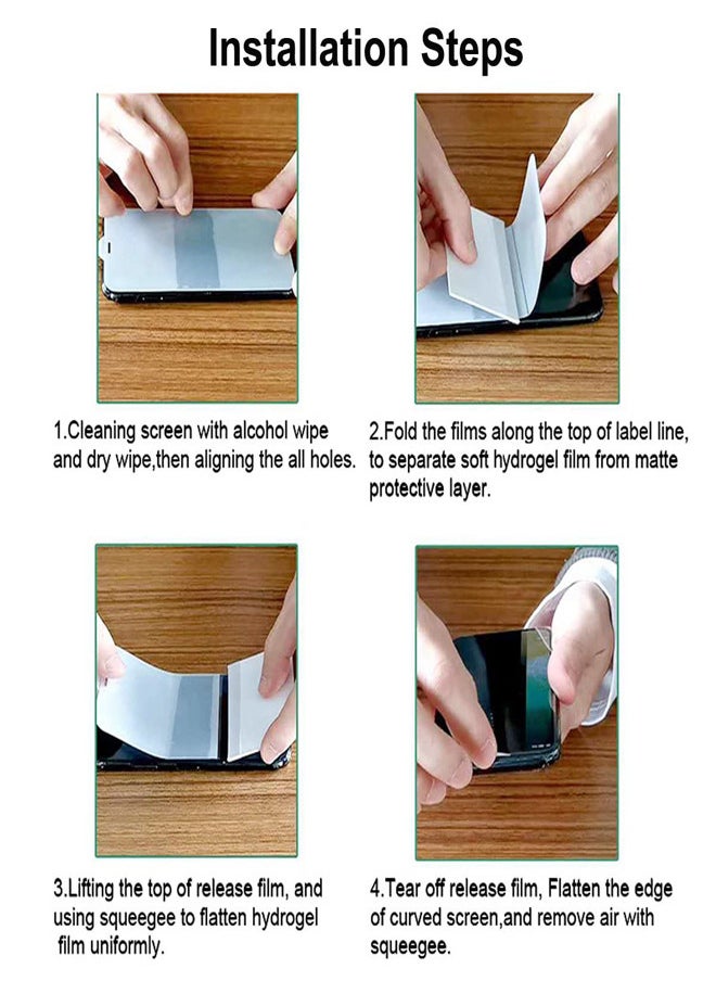 BGM - HTC Wildfire E3 Privacy Hydrogel Screen Film Compatible For HTC Wildfire E3 Front Full Coverage, HD Clear, Anti-Scratch, Ultra-Thin Flexible Soft TPU Screen Guard - Image 1