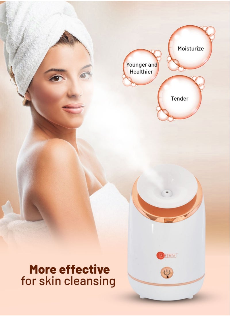 AFRA Face Steamer- 235W, With Measuring Cup, 15min Working Time, Water Tank - 50ml, With Measuring Cup, AF-0150FSWT, 1 Year Warranty  - Image 3