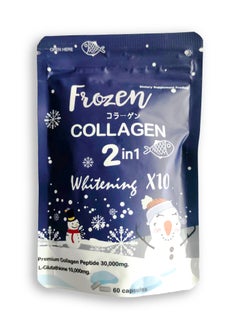 Frozen Collagen 2 In 1 Whitening 10X Premium Collagen Peptide 30000 Mg And L- Glutathione 10000 Mg 60 Tablet - pzsku/Z27E66B0411BABB1F9C22Z/45/_/1725429473/d40bafa5-7ff8-42f2-8714-6dbb5c455aad