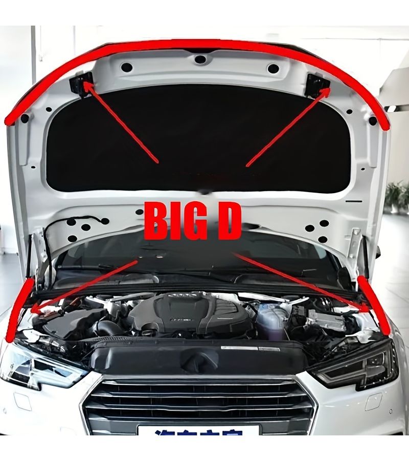 196.85 Inch EPDM Rubber Car Door Seal Strip D Type Hood Insulation For Noise Reduction Fits All Models - Image 3