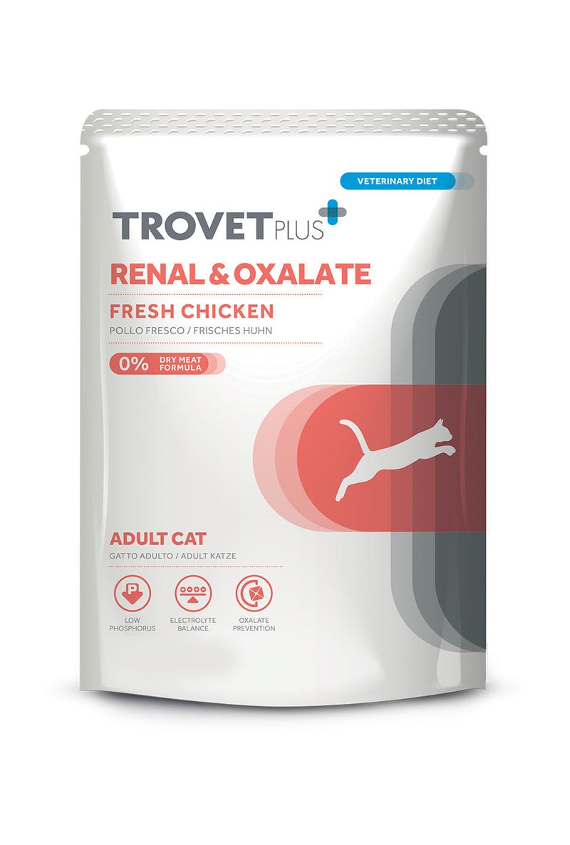 Trovet Trovet Plus Pouch Cat Renal Oxalate Veterinary Diets Wet Food 85g - Image 1